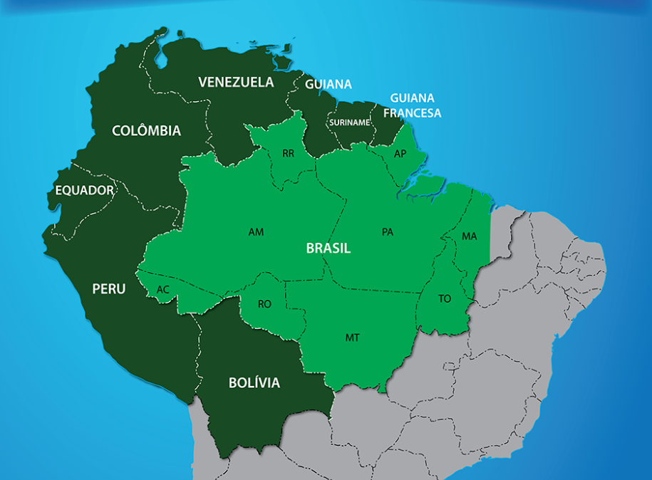 amazonia brasilera mapa